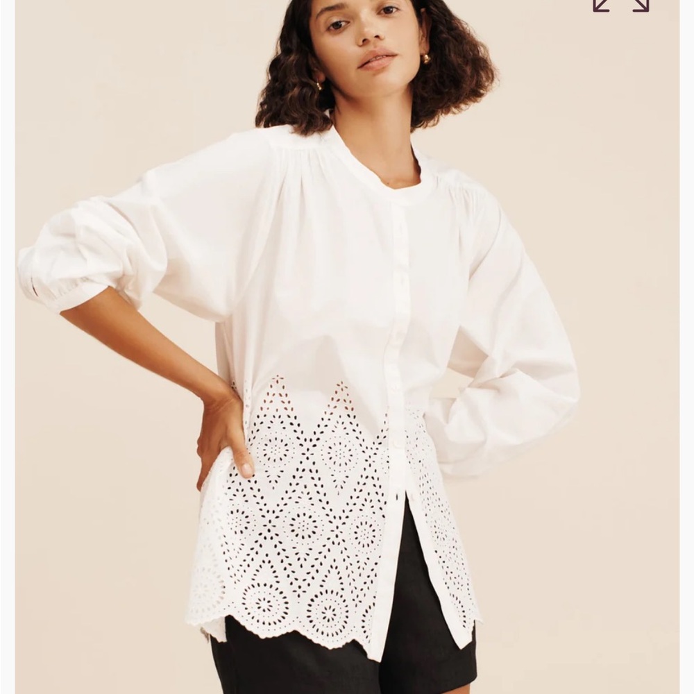 Posse cotton shirt runs large NWT
